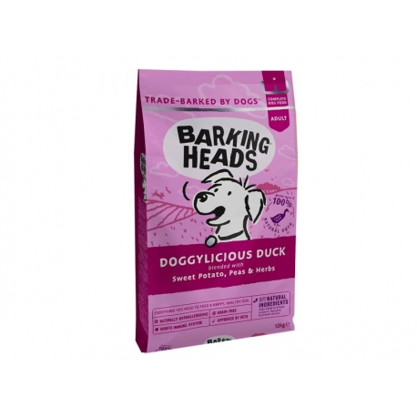 BARKING HEADS KOERA TÄISSÖÖT DOGGYLICIOUS DUCK 12KG