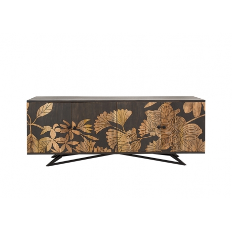 Kummut JUNGLE tumepruun, 175x45xH75 cm