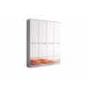 Esikukapp MIRROR valge, 148x34xH191 cm