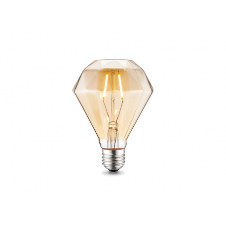LED lamp DIAMOND merevaik, D11,2xH13,4 cm, 2W, E27, 2700K