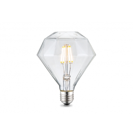 LED lamp DIAMOND klaar, D11,2xH13,4 cm, 4W, E27, 3000K