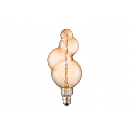 LED lamp BUBBLE merevaik, D11xH24 cm, 4W, E27, 2200K