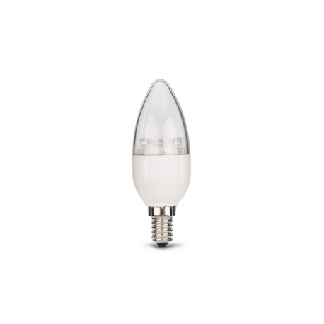 LED lamp CANDLE valge, D4xH10 cm, 5,7W, E14, 2700K, reguleeritav