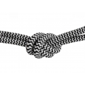 Tekstiilkaabel FABRIC must / valge, D0,6x150 cm