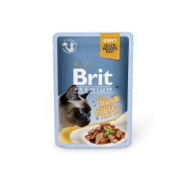 Brit Premium Tuna Fillets in Gravy märgtoit kassidele 24x85g