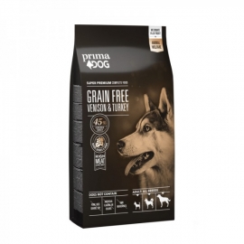 Prima Dog Grain Free hirveliha-kalkun adult 20kg