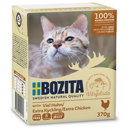 Bozita kassikonserv Minced Chicken in Jelly 6x370g