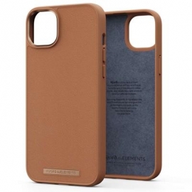 Njord byElements Genuine Leather, iPhone 14 Plus, pruun - Nahkümbris