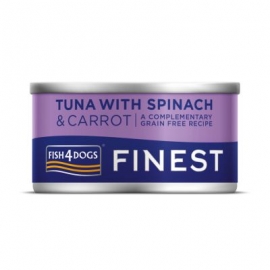 Fish4Dogs koeratoit tuunikala/porgand/spinat konserv 12x85g