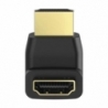Avinity High Speed ​​HDMI 90°, kullatud, must - Adapter