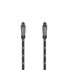 Hama Audio Optical Fibre Cable, ODT, 1,5m, must - Kaabel