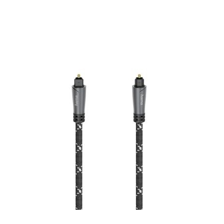 Hama Audio Optical Fibre Cable, ODT, 1,5m, must - Kaabel