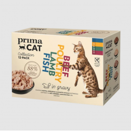 Prima Cat kassi einekotikeste valik kastmes 12x85g