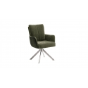 Käetugedega tool MALIA oliiviroheline / metall, 61x67xH90 cm, 2 tk