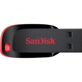 SanDisk Cruzer Blade, USB-A, 128 GB, must - Mälupulk