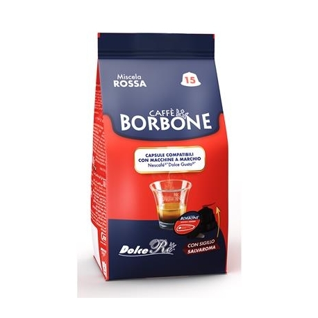 Borbone Dolce Gusto Red Blend, 15 tk - Kohvikapslid