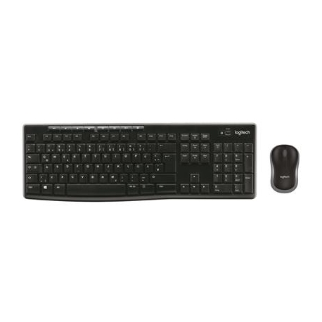 Logitech MK270, SWE, must - Juhtmevaba klaviatuur + hiir