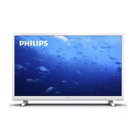 Philips, 24", HD, LED LCD, jalad äärtes, valge - Teler