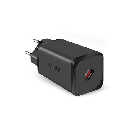 SBS Mini Wall Charger, USB-C, 65 W, must - Vooluadapter