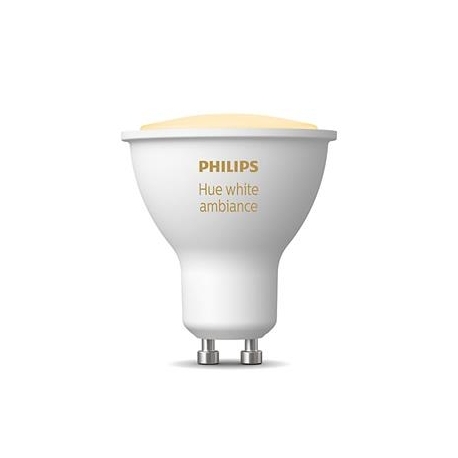 Philips Hue White Ambiance, GU10, valge - Nutivalgusti