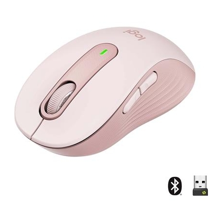 Logitech Signature M650, vaikne, roosa - Juhtmevaba optiline hiir