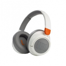 JBL JR 460, valge/hall - Kõrvapealsed juhtmevabad kõrvaklapid