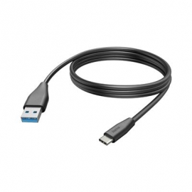 Hama Charging Cable, USB-A, USB-C, 3 m, must - USB kaabel