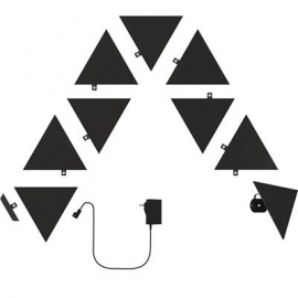 Nanoleaf Shapes Black Triangles Starter Kit, 9 paneeli - Nutivalgusti stardikomplekt
