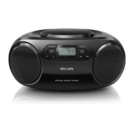 Philips AZB500, FM, DAB, CD, must - Magnetoola