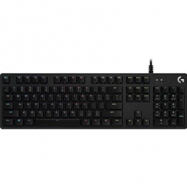 Logitech G512 Carbon Lightsynch, GX Red, SWE, must - Mehaaniline klaviatuur