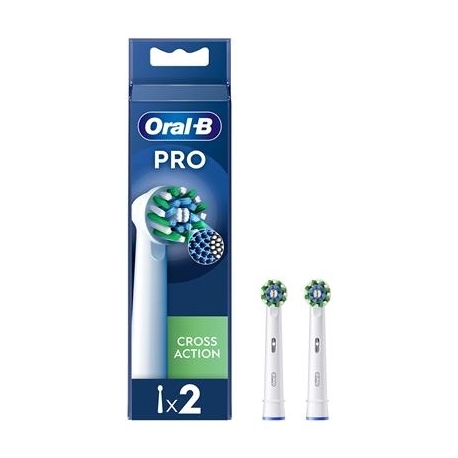 Braun Oral-B Cross Action Pro, 2 tk, valge - Varuharjad