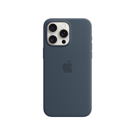 Apple Silicone Case with Magsafe, iPhone 15 Pro Max, sinine - Ümbris