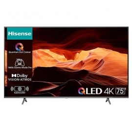 Hisense E7PRO, 75'', Ultra HD, LED LCD, must - Teler