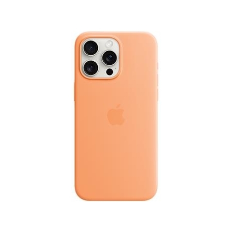 Apple Silicone Case with Magsafe, iPhone 15 Pro Max, oranž - Ümbris