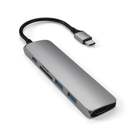 USB-C jagaja Multi-port 4K + SD-lugeja Satechi