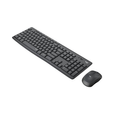 Logitech Slim Combo MK295, US, must - Juhtmevaba klaviatuur + hiir