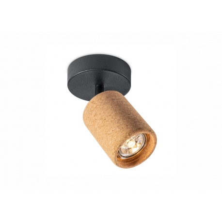 Kohtvalgusti CORK pruun / must, D9,5xH16 cm, LED