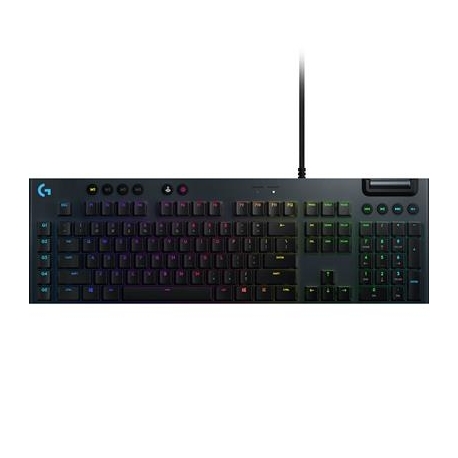 Logitech G815 Clicky, SWE, must - Mehaaniline klaviatuur