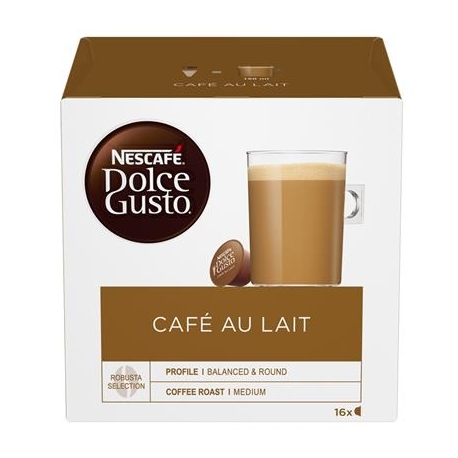 Kohvikapslid Nescafe Dolce Gusto Café Au Lait