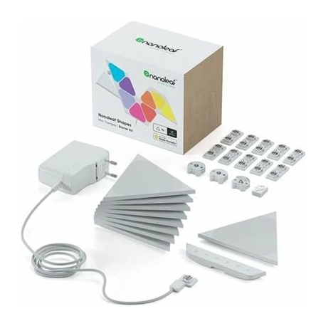 Nanoleaf Shapes Mini Triangles Starter Kit, 9 paneeli - Nutivalgusti stardikomplekt