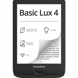 PocketBook Basic Lux 4, 6", 8 GB, must - E-luger