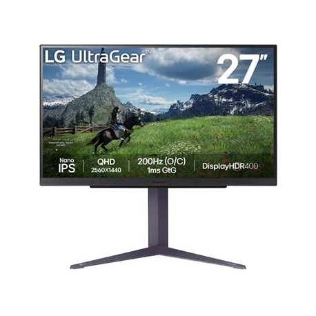 LG UltraGear 27GS85Q, 27'', Nano IPS, QHD, 180 Hz, must - Monitor