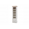 Kapp-riiul WESTMINSTER valge / tamm, 61x42xH202 cm