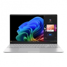 Asus Vivobook S 15 OLED, 15,6'', 120 Hz, OLED, 3K, X Elite, 32 GB, 1 TB, Copilot+, hõbe - Sülearvuti