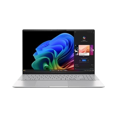 Asus Vivobook S 15 OLED, 15,6'', 120 Hz, OLED, 3K, X Elite, 32 GB, 1 TB, Copilot+, hõbe - Sülearvuti