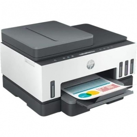 HP Smart Tank 750, BT, WiFi, LAN, dupleks, valge/hall - Multifunktsionaalne värvi-tindiprinter