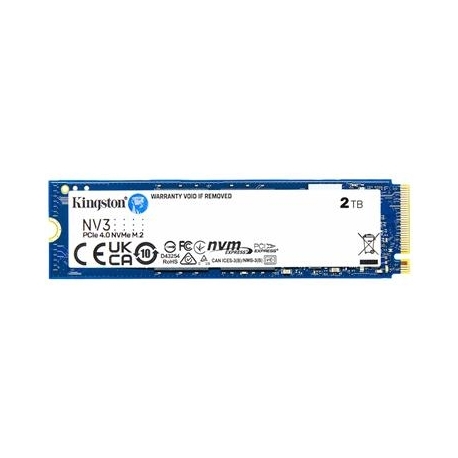 Kingston NV3, 2 TB, M.2, PCIe 4.0, sinine - SSD