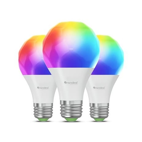 NanoLeaf Matter E27 Smart Bulb, 3 tk - Nutivalgusti