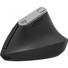 Logitech MX Vertical Advanced Ergonomic, must - Juhtmevaba laserhiir