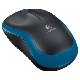 Logitech M185, hall/sinine - Juhtmevaba optiline hiir